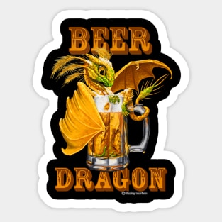 Beer Dragon Sticker